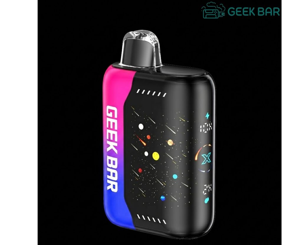 pink and blue geek bar flavor
